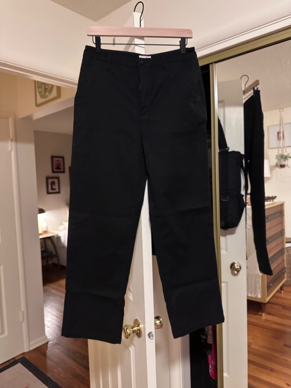 Brixton Black Straight-Leg Chinos